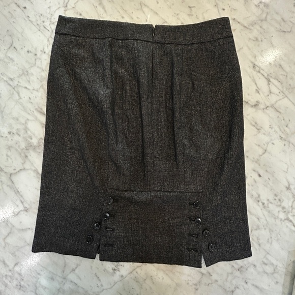 Ann Taylor Charcoal Pencil Skirt - Picture 2 of 3